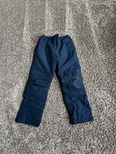 Lands' End Kids Unisex Blue Grow-A-Longs Squall Ski Snow Pants Size 16. Great