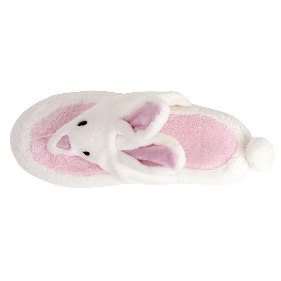 Sandalias Bunny Spa - Chanclas Bunny Slipper para mujer - blancas y rosas Foto 3 de 4