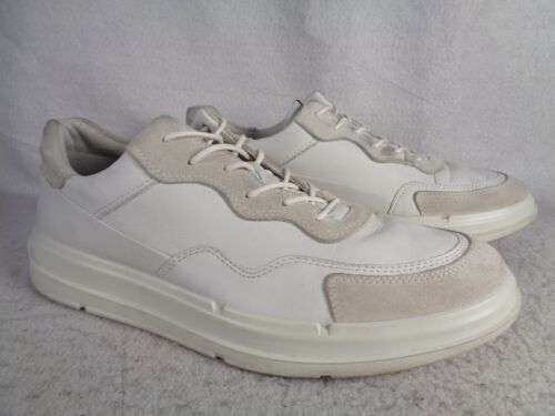 Ecco Soft X Athleisure Running Shoes Mens US 9.5 EU 43 42053452290 White Leather - Picture 1 of 12
