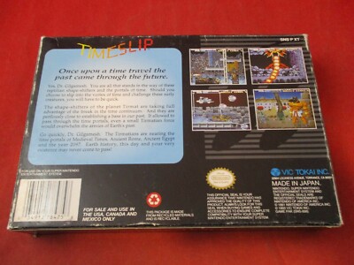 SNES TIME SLIP ビック東海 海外 スーパーファミコン Amazon.com: Time Slip - Nintendo Super NES : Video Games