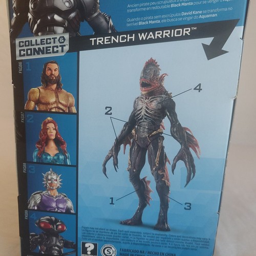 DC Multiverse: Black Manta 6" Action Figure - Click & Connect Trench Warrior BAF - Picture 5 of 10