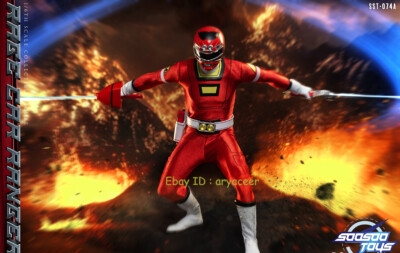 Soosoo Toys SST074A Super Sentai Rage Car Ranger 1/6 Action Figure