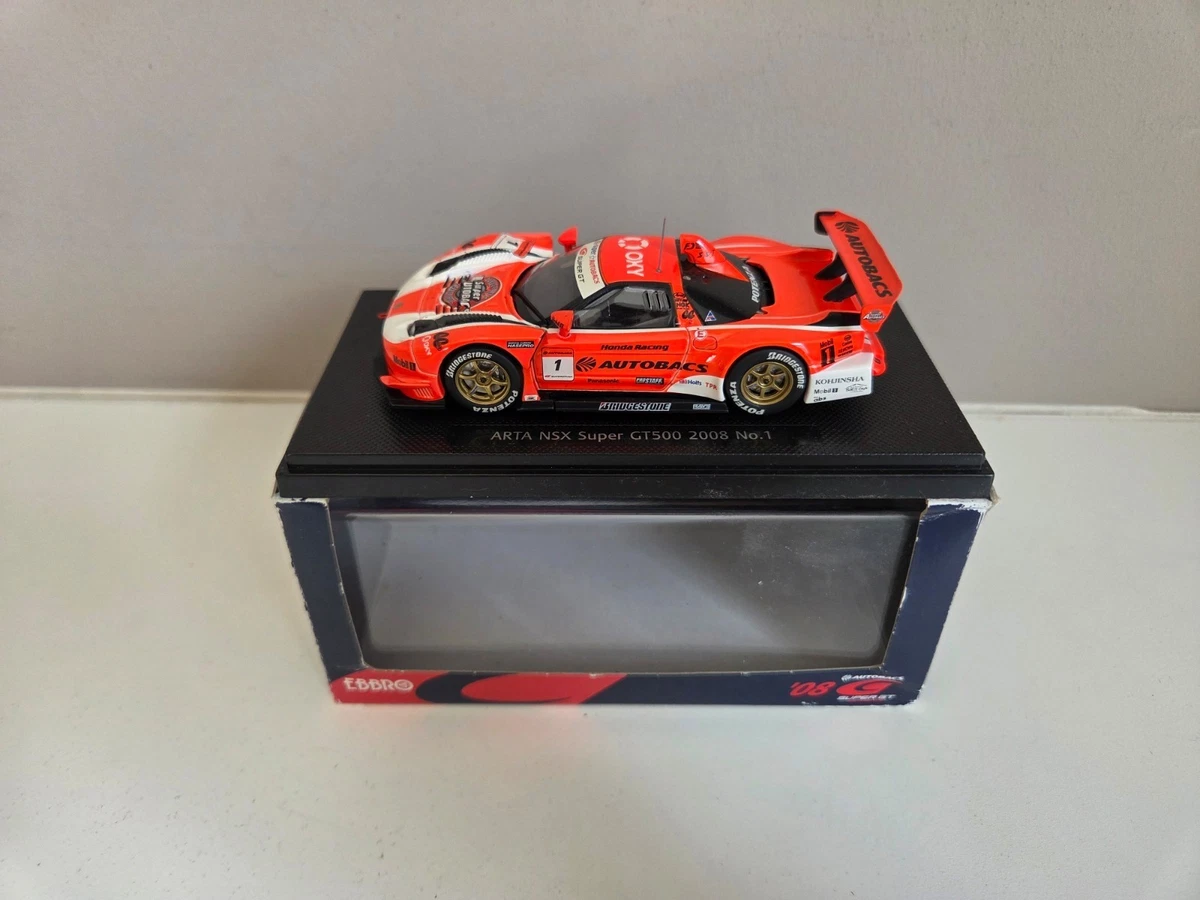 EBBRO 2008年モデル ミニカーセット EBBRO (エブロ) ミニカー 2008 SUPER GT500 HONDA 1/43 富士スピード