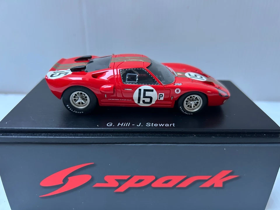 SPARK LM Modifié Ford GT40 #15 Essais Avril Le Mans 1966 1/43 Voiture Miniature - Photo 4/4
