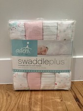 Aden Anais Swaddleplus 4 breathable multi-use 100 cotton muslin blankets NEW