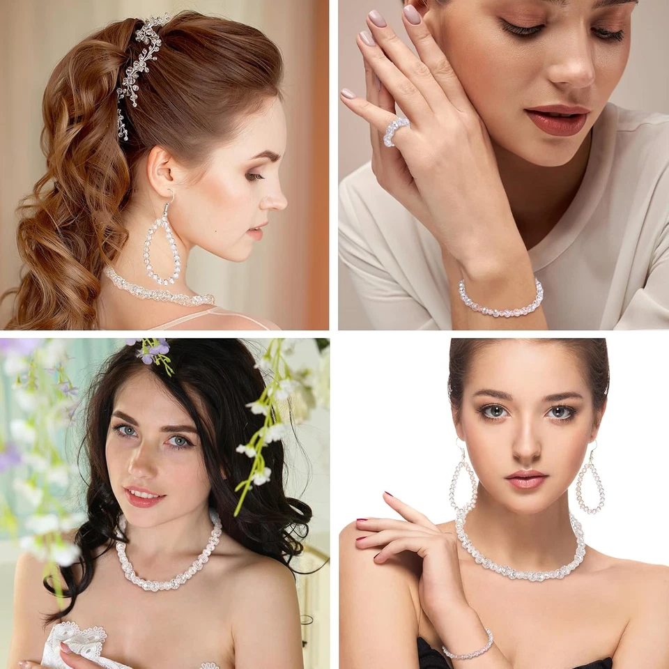 Cuentas de cristal surtidas a granel para hacer joyas 1000 piezas de vidrio colorido  Foto 4 de 4