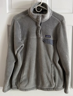 Patagonia Mens Synchilla Snap-T Fleece Pullover Gray Large Thermal