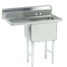 Advance Tabco 18 in x 24 in x 14 in 1 Compartment Sink w/ Left