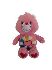 Care Bears Hopeful Heart Bear Pink Stuffed Animal Toy 2006 Vintage 9"X5" Girls