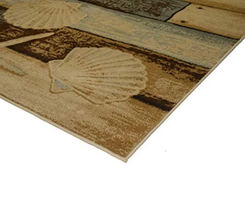 s Area Rug, 5'3"x7'3", Sea Life  - Image 3 of 4