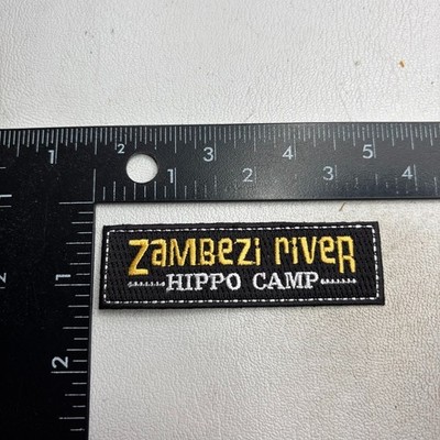ZAMBEZI RIVER HIPPO CAMP From MEMPHIS ZOO Tennessee Patch (Wildlife, Animal)65B1