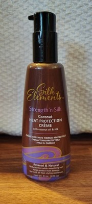 Silk Elements Strength 'n Silk Coconut Heat Protection Crème 8 Oz