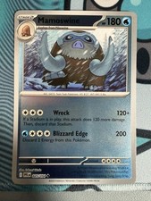 Me02: Phantasmal Flames Pokémon TCG Mamoswine 25/94 Reverse Holo