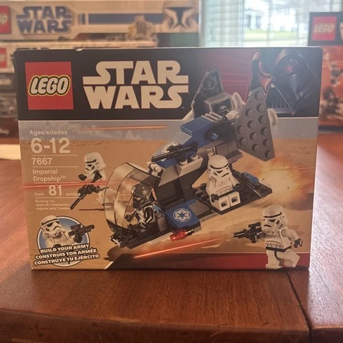 LEGO Star Wars Imperial Dropship 7667 Complete Set 81 Pieces Ages 6-12