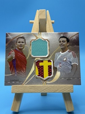 Lampard und Xavi | 2016 Futera Versus Patch 38/49 - England, Barcelona & Spanien