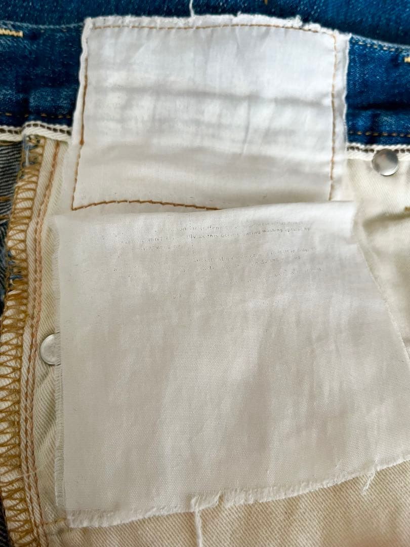 Visvim Denim Python Patch Jeans W30 L32 Used Vint… - image 3