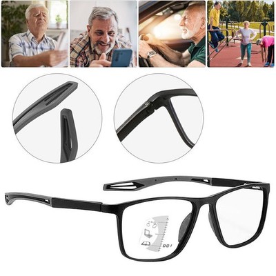 Multifocal Progressive Varifocal Reading Glass Photochromic Anti-blue +2.0 ~+3.0