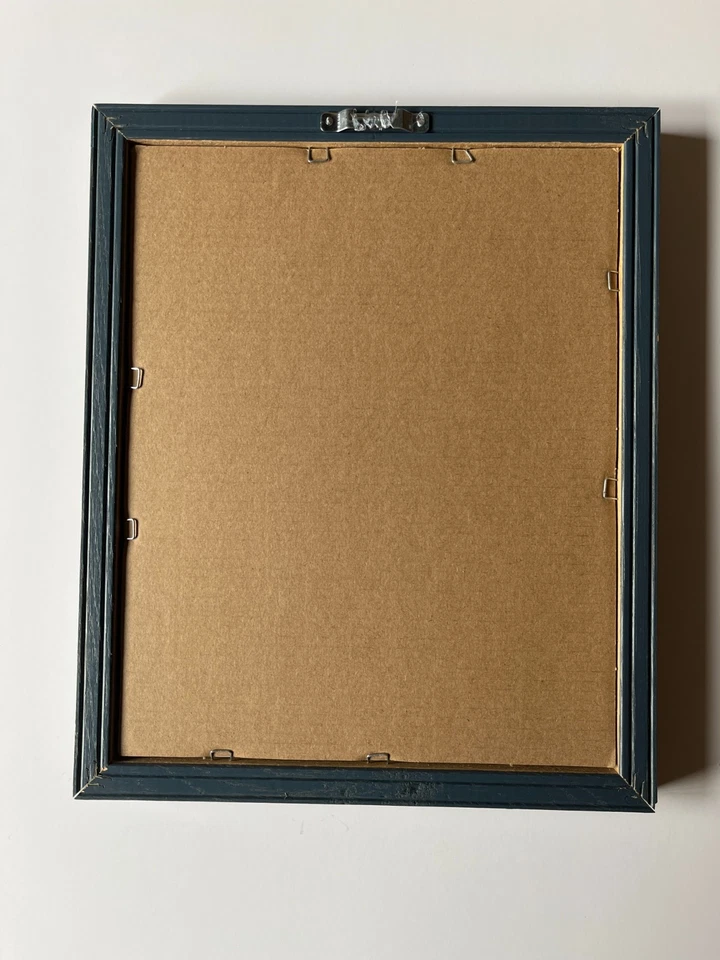 Mapa del estado de RHODE ISLAND de 1934 "Blue" por C.S. Alfombrilla Hammond, enmarcada/DBL VER DESCRIPCIÓN Foto 2 de 3