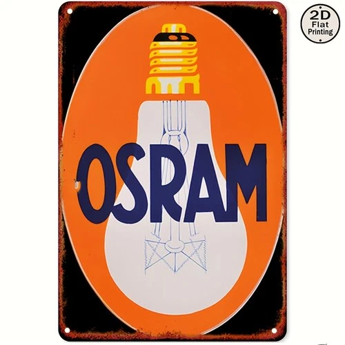 2D Flat Tin Metal Signs Home Décor a Vintage 8X12 Square Metal Wall Featuring