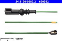 Warnkontakt Bremsbelagverschleiß ATE 24.8190-0982.2 FüR Ford FBD Transit V363