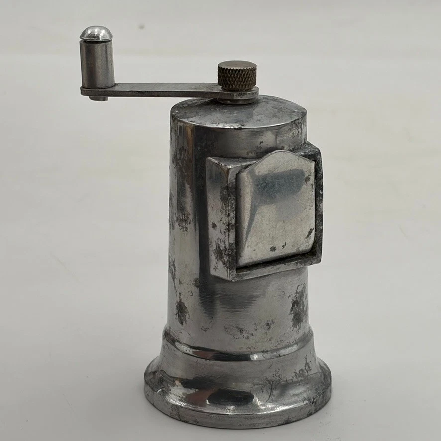 Vintage Perfex Made In France Cast Aluminum Pepper Grinder Mill 4"