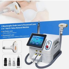 2in1 808 Diode Laser Hair  Picosecond Tattoo Removal Machine Yag 755 808 1064