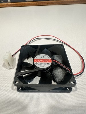 8166 DC12V 2Wires 8CM Quiet Cooling Fan Computer Case Cooler