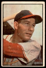 1953 Bowman Color #85 SOLLY HEMUS  St. Louis Cardinals  VG+ (Light Crease mid)
