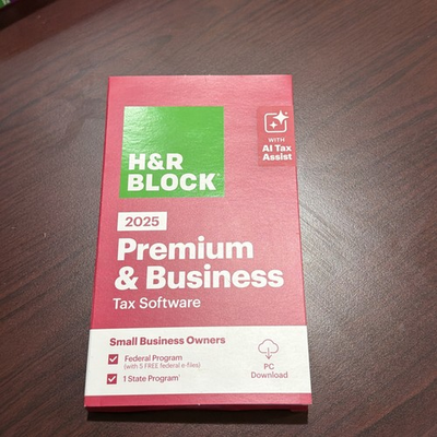 #ad #ad New 2025 Hamp;R Block Tax Software Premium amp; Business Edition for Win PC Key Card $45.00