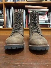 Chippewa Mens 12 D Soft Toe Work Boots Classic 2.0 8in Chocolate Apache Leather