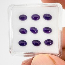 Natural Amethyst 7x5 Oval Cabochon 2, 5, 10 or 15 Loose Gemstones USA Seller