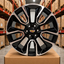 20 Black Polish Wheels 4 Fits Cadillac Escalade 03 - 27 Vistiq 4wheels