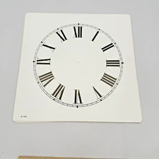 NOS  Paper Clock Dial 7" Dia.    (R-700)