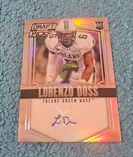 2015 Prizm Draft Picks Lorenzo Doss Tulane Silver Rookie Autograph #213 (3)