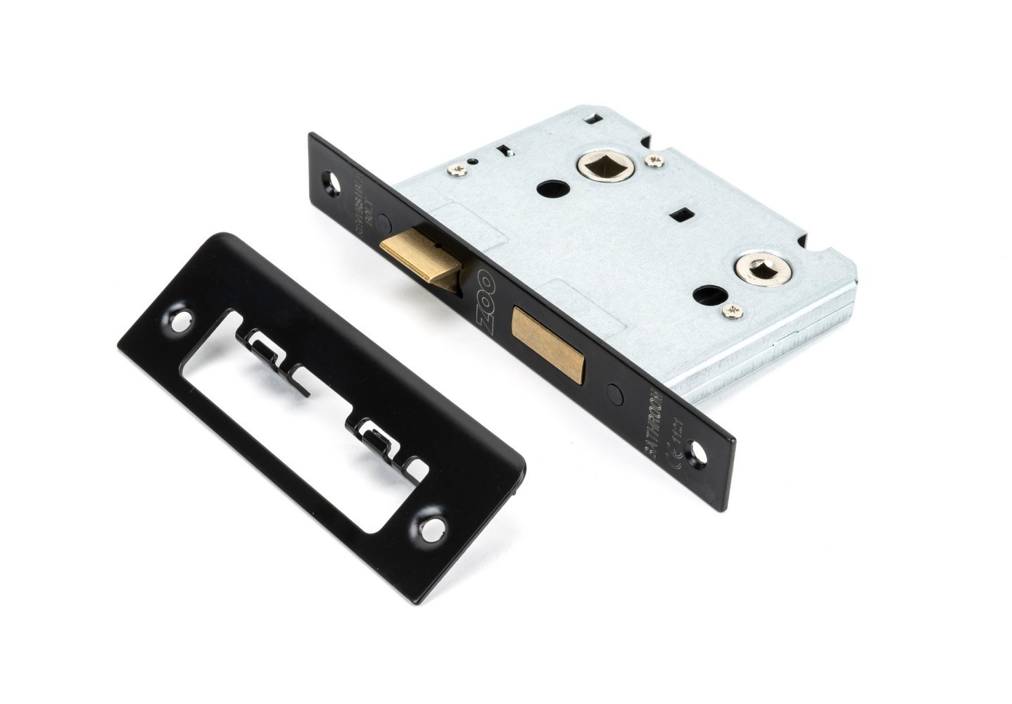 From The Anvil 91085 Black 3"" Bathroom Mortice Lock