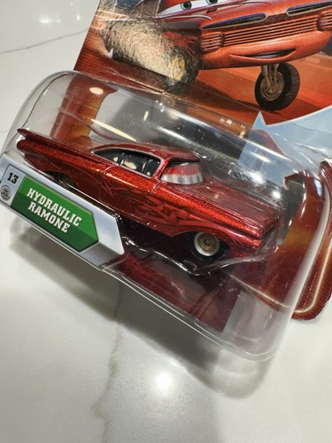 Disney Cars Ansehen! Meine Augen verändern sich! 👀 #13 HYDRAULISCHE RAMONE Nachtszenenkarte - Bild 2 von 3