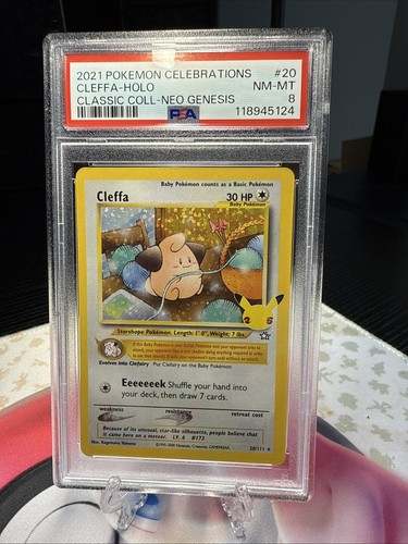 Cleffa graded PSA 8 for sale on eBay