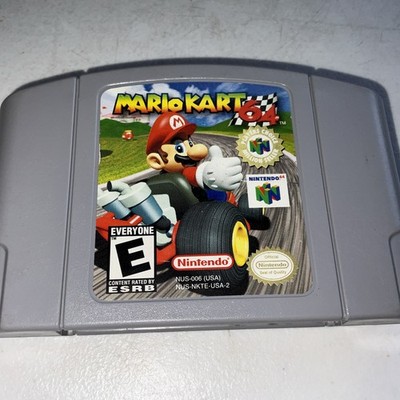 Mario Kart 64 Nintendo 64 1997 N64 Authentic Cartridge Players Choice Tested