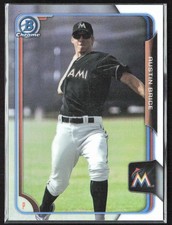 Austin Brice 2015 Bowman Chrome Prospects Refractors #BCP213 SN Miami Marlins