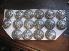 16 x 7/8" Firman Wolverhampton Fire & Ambulance Services Buttons