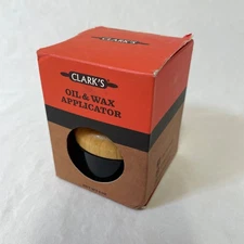 NEW Clark's Oil & Wax Applicator Maple Handle for Cutting Board Care Made in USA