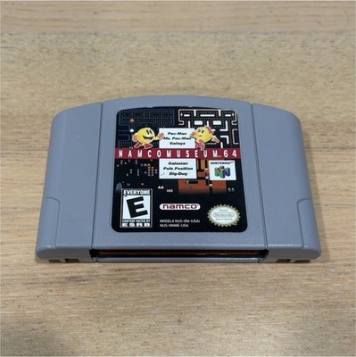 Namco Museum 64 Nintendo 64 Compilation Arcade Game, NTSC-U/C, E, 1999