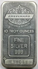 Engelhard Maple Leaf Toronto Dominion TD Bank 999 Fine Silver Bar 10 Troy Ounces