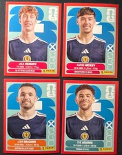 (4)2026 Panini FIFA World Cup Scotland SCO RED Parallel Hendry Hickey McGinn