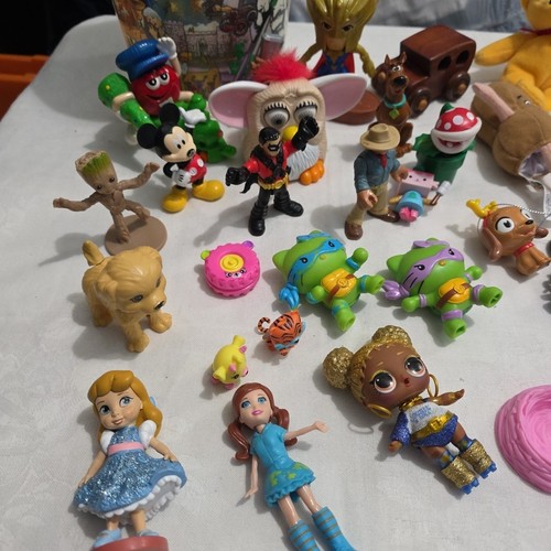 Assorted Toys Lot Disney, Polly Pocket,  McDonald's,  WB