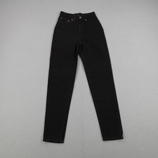 Vintage Levis Jeans Womens 5 Black 512 Slim Fit Tapered Leg Denim 90s Made USA