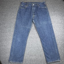Levi s 501 Xx Jeans Button Fly Mens 36x30 Vintage 2000 Y2K Blue Jeans