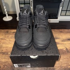 Jordan 4 Black Cat 2025 GS 7Y New Original Box 