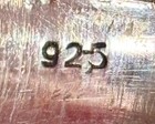 Vintage Sterling Silver Three Carnelian Gemstone Elongated Ring Size 8 — photo 10
