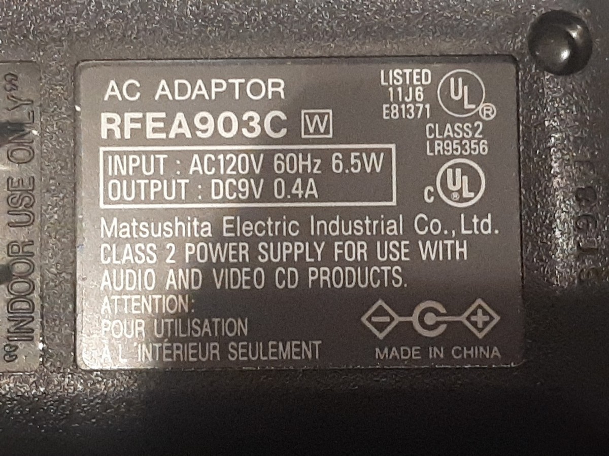 Panasonic Sl-vp57 Portable Video CD Player for sale online | eBay